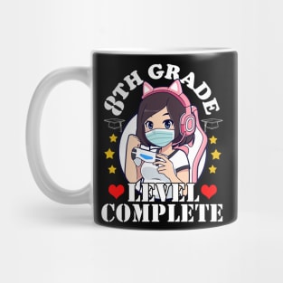 8th Grade Graduation Girl Loves Anime Gaming Girls Mug